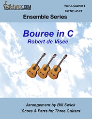 Bill Swick's Year 2, Quarter 1 - Intermediate Ensembles for Three Guitars Guitar and Fretted sheet music cover Thumbnail